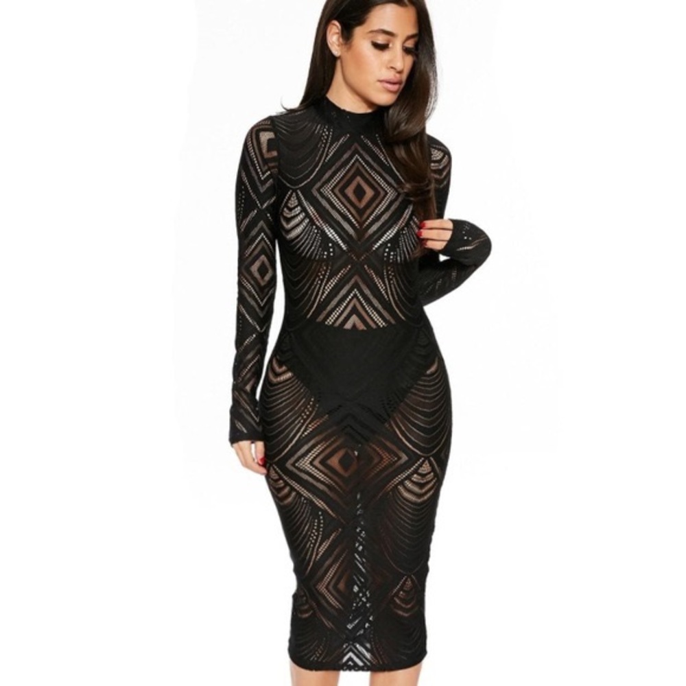 Naked Wardrobe Midi Dress